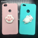 3d Squishy Cat Silicon Phone Case