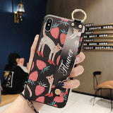 Luxury With Wrist Strap Lanyard Phone Case