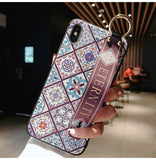 3D Vintage Relief Flower Pattern Phone Case