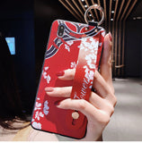 3D Vintage Relief Flowers Phone Case