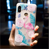 3D Relief Soft Silicone Flower Phone Case
