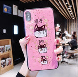 Epoxy Colorized Flower Phone Case