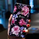 3D Relief Luxury Soft Phone Case
