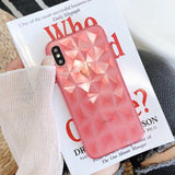 3D Diamond Soft Phone Case