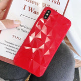 3D Diamond Soft Phone Case