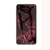 Luxury Marble Tempered Glass Phone Case