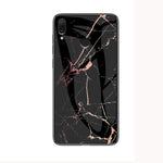 Luxury Marble Tempered Glass Phone Case