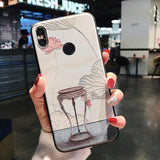 3D Flower Emboss Cartoon Soft Phone Case