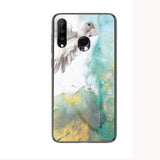 Marble Tempered Glass Cover Phone  Case