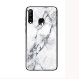 Marble Tempered Glass Cover Phone  Case