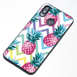 Silicone Shell Flowers Marble Flamingo Phone Case