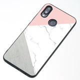 Silicone Shell Flowers Marble Flamingo Phone Case